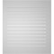 Ekena Millwork Vertical Surface Mount PVC Gable Vent: Functional, w/ 3-1/2"W x 1"P Standard Frame, 38"W x 42"H GVPVE38X4201SF - alternate 4